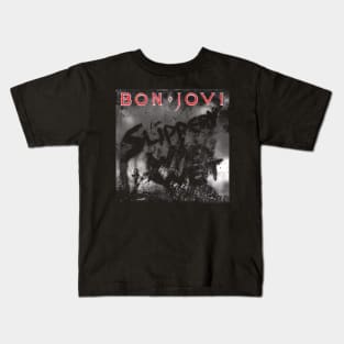 Jovi Logo Vintage Tour Jersey New Bon Band Kids #502 Kids T-Shirt